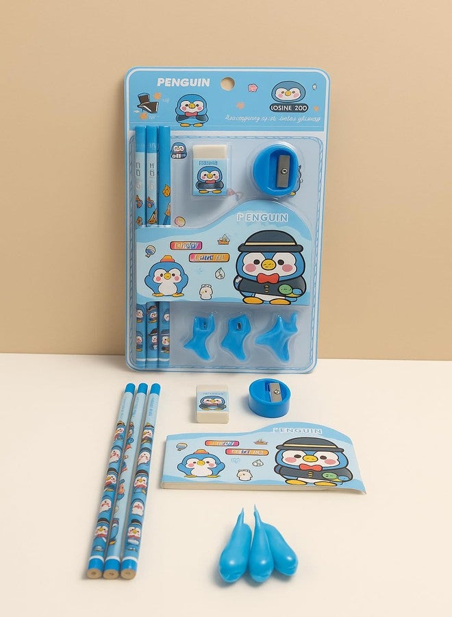 Tresneria Cute & Creative Stationery Set For Happy Learning Buddies (PENGUIN, 5) - Image 2